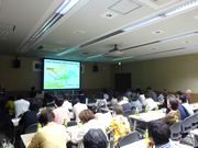 プロジェクターを使っての講習会