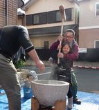 昨年の餅つき大会の様子