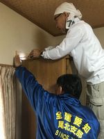 転倒しないように家具を固定（尾北支部）