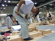 青年技能競技大会に出場した廣石さん