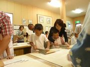 ママと一緒に上手く切れるかな