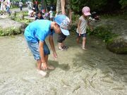 魚つかまえるぞ