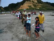 2年前に開催した地引網&BBQ