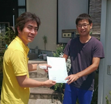 青年部層の組合員宅を訪問