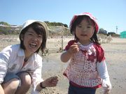 大きなアサリが獲れたよ