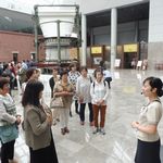 ガイドと共にウオーキングスタート