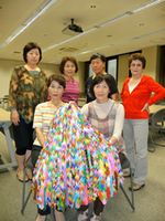 5,000羽の千羽鶴、完成しました