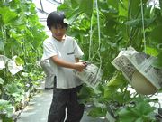 ハサミでちょっきん