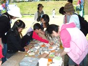 盛況の鍋敷きづくり