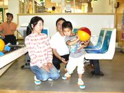 &nbsp;さぁー僕も投げるぞ