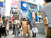 戎橋にてハイチーズ