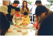 夢中に作業しています