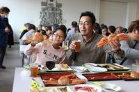 大きなカニ一杯つきだよ