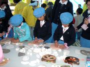 夢中に作業しています