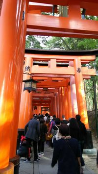 パワースポットの千本鳥居