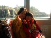 波に揺られながら…