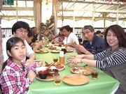 ハムや野菜など美味しいランチ