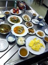 8品の料理が完成しました