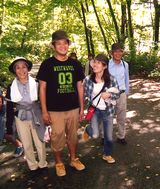 楽しく新穂高をウォーキング