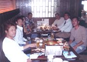 会話に花が咲きました