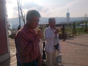 ソフトクリーム、うま～い