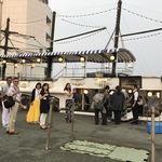 夜の船旅が始まります