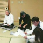 支部長の講義に集中