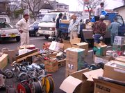 全国から寄せられた大工道具の数々