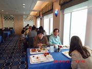 美味しい食事に大満足