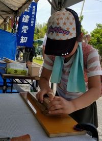 1人で黙々と頑張ってます