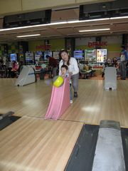 ママと一緒に、ヨイショ