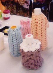 ペットボトルカバーが完成しました