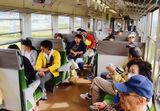長良川鉄道車内の様子