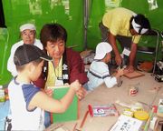 親切な指導の役員さん