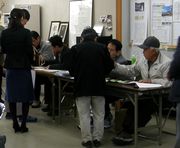 保険証交換会の様子