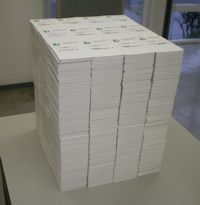 集約された26,655枚の要請ハガキ