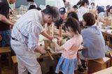 みんな夢中で楽しい親子作業
