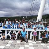 スカイウォークで記念撮影