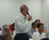 組合を大表して山田労対部長がお礼と報告