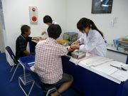 組合が実施する集団健康診断を受ける組合員