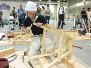 あと少しで完成する藤本選手