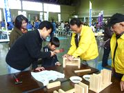 お父さんと一緒にトントン