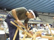 真剣な眼差しの岩原優選手